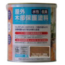 水性　屋外　木部保護塗料　アクアアウトドアステイン　１．６Ｌ　ウォールナット