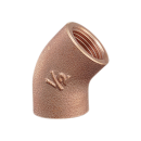 カクダイ　砲金４５度エルボ　６４６６Ｙ－１３