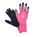 のらスタイル　１３G 天然ゴム背抜き手袋　ピンク　Ｌ