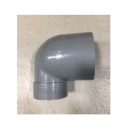 ＶＵ継手　９０度片受異径エルボ　ＶＵ－９０ＫＬ　７５Ｐ×５０Ｓ