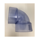 ＤＶ継手　透明　エルボ　４０　ＤＶ－ＤＬ