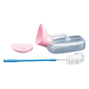 Ｓ.Ａ.　透明尿器（採尿器）　女性用　洗浄用ブラシ付