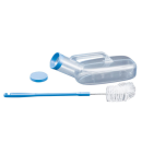 Ｓ.Ａ.　透明尿器（採尿器）　男性用　洗浄用ブラシ付