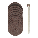 プロクソン　切断砥石１０枚＋シャフト付　レジ＃８０　Ｎｏ．２８８１０