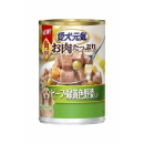 愛犬元気　缶　角切り　ビーフ・緑黄色野菜入り　３７５ｇ