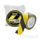 ダイヤテックス　安全標識テープ　５０ｍｍ×２５ｍ　　トラ柄