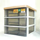 ウッドトップデスクチェスト　Ａ４（３段）　フレンチオーク　ＷＴＤＣ４３０ＲＦ